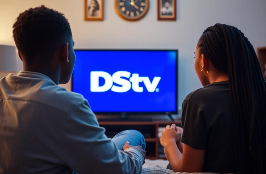 Young people watching TV | DStv SA Packages overview 2024